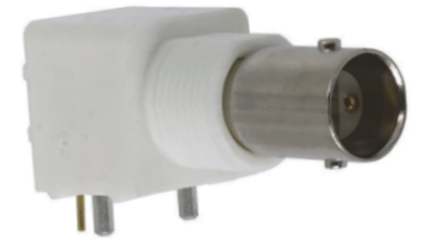 TE Connectivity AMP Series, jack Through Hole Twinax Connector, Solder Termination, Right Angle Body