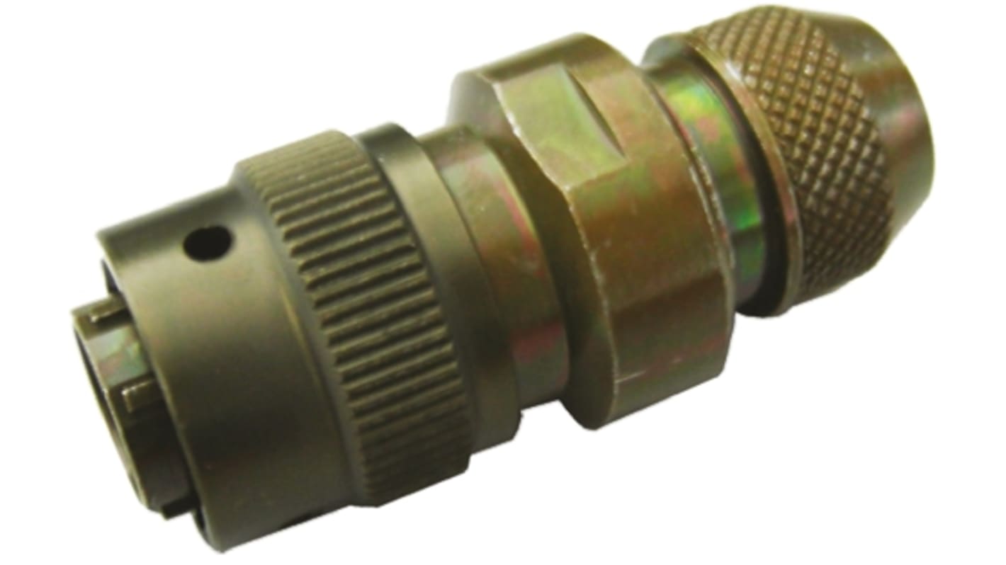 Glenair Connector, 23 Contacts, Cable Mount, Miniature Connector, Plug, Male, IP67, VG95328 Series