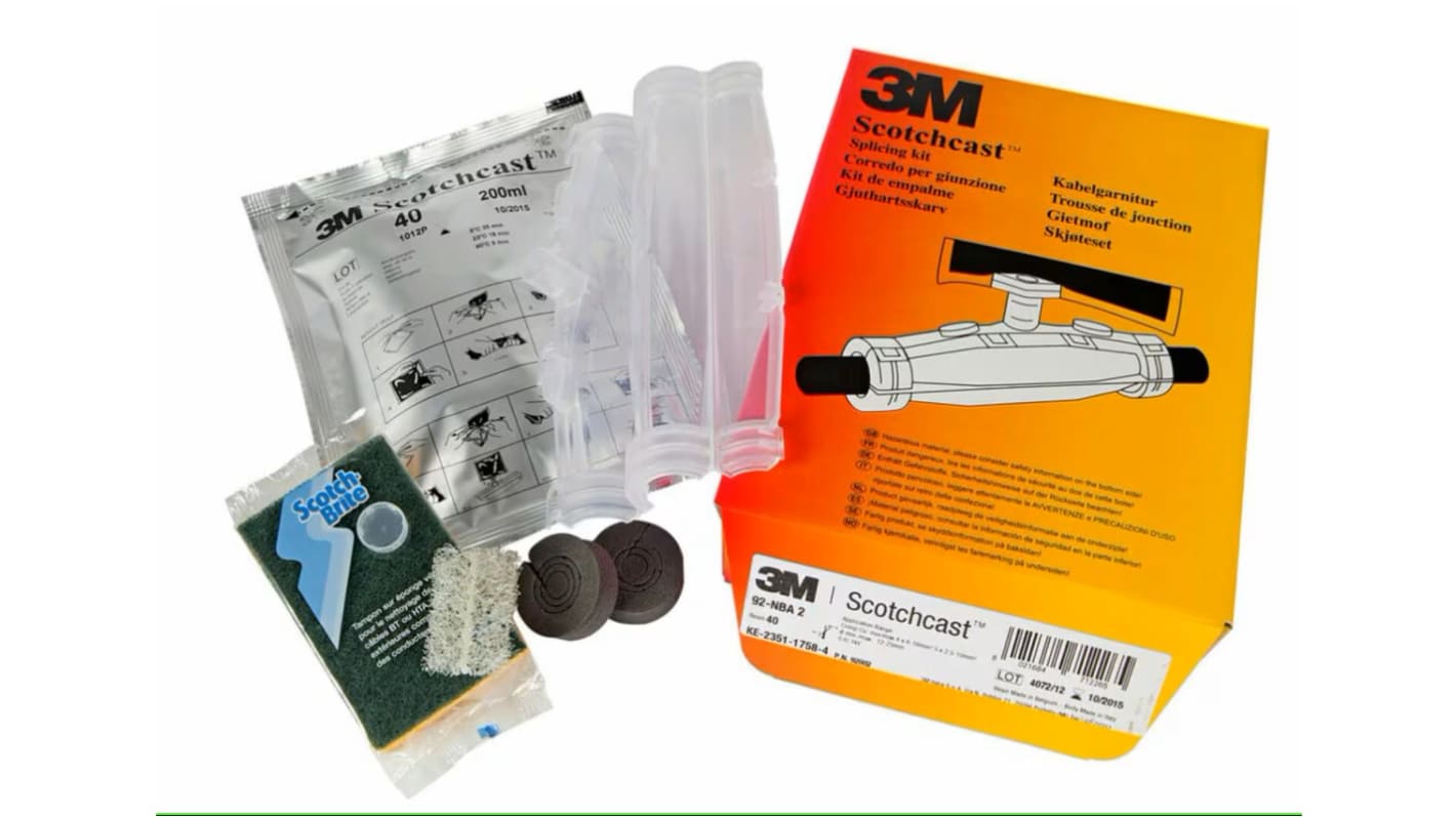 3M Scotchcast Resin Filled Cable Joint Kit, Straight Joint Type , 4 x 16 → 25mm²