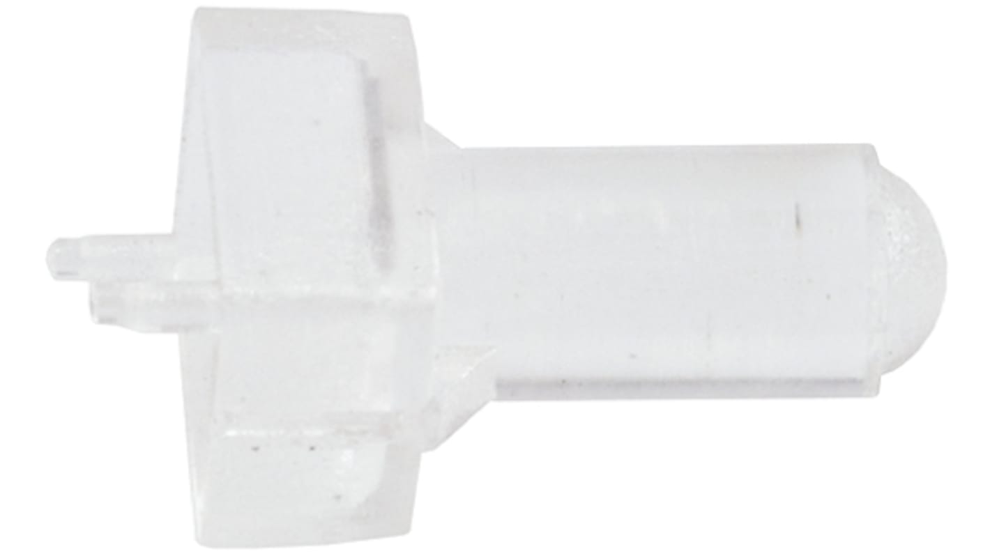 Światłowód do LED sztywny, prosty, dł. 10.4mm, montaż na PCB, soczewka okrągła, Bivar