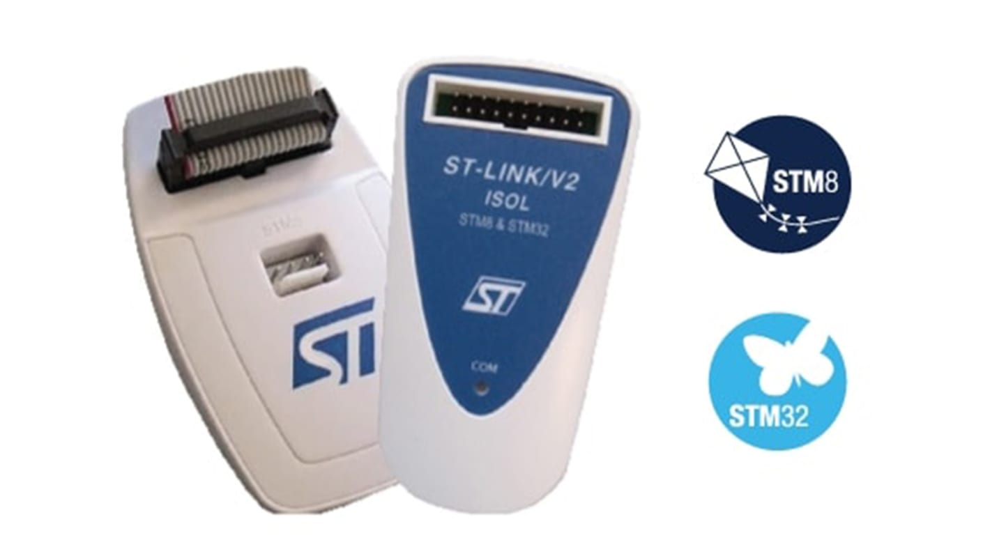 STMicroelectronics ST-LINK/V2, Debugger, Programmer for STM8 & STM32 MCUs