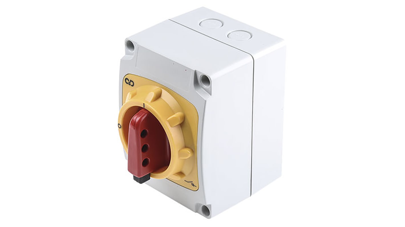 Craig & Derricott 6 Pole Isolator Switch - 20A Maximum Current