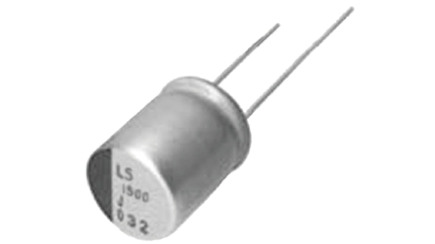 Nichicon 560μF Through Hole Polymer Capacitor, 4V dc