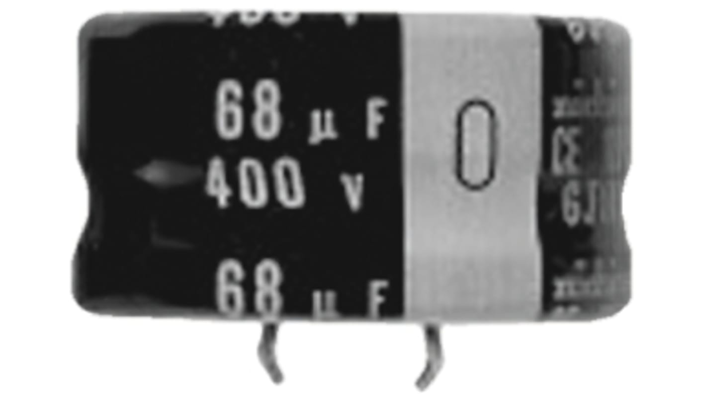 Nichicon 100μF Aluminium Electrolytic Capacitor 400V dc, Snap-In - LGJ2G101MELC15