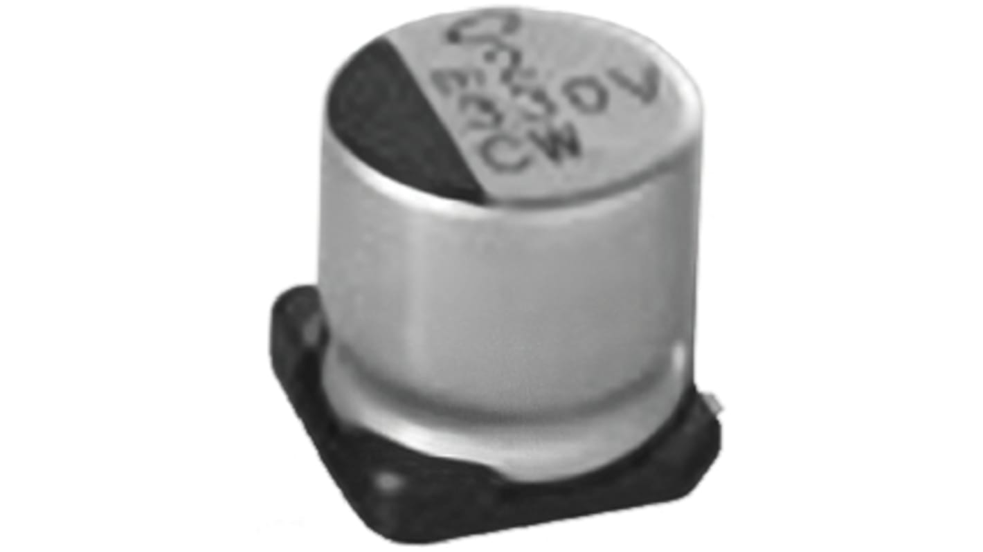 Condensatore Nichicon, serie CW, 22μF, 35V cc, ±20%, +105°C, SMD