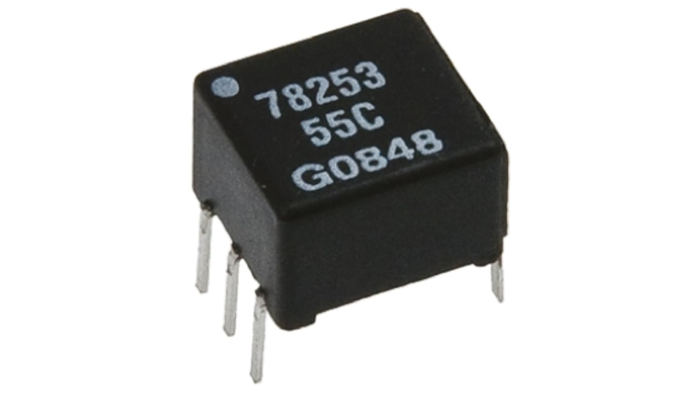 Murata Power Solutions Through Hole Pulse Transformer 1:1.33 Turns Ratio, 2mH Prim. Inductance, 0.9Ω Prim. Resistance