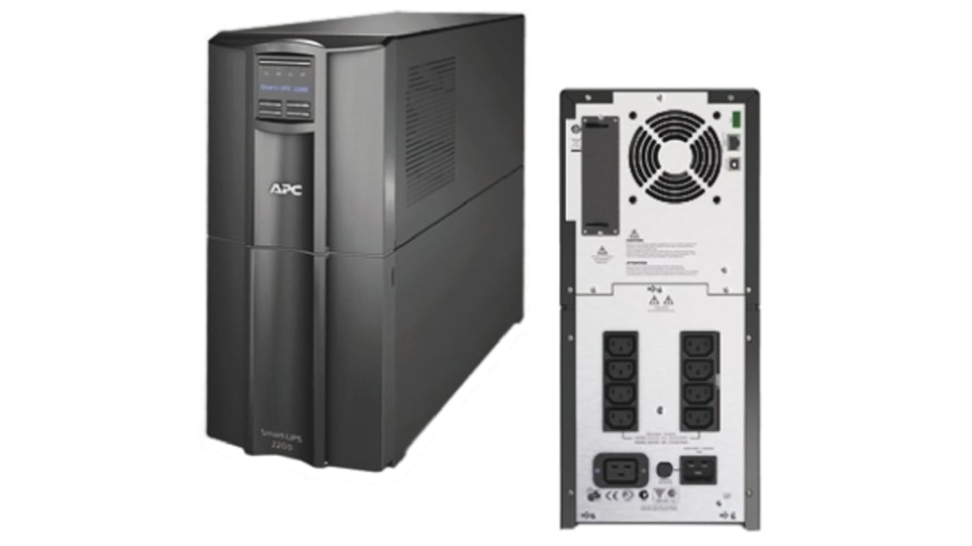 APC 160 → 285V Input Stand Alone Uninterruptible Power Supply, 2200VA (1.98kW), Smart-UPS SMT