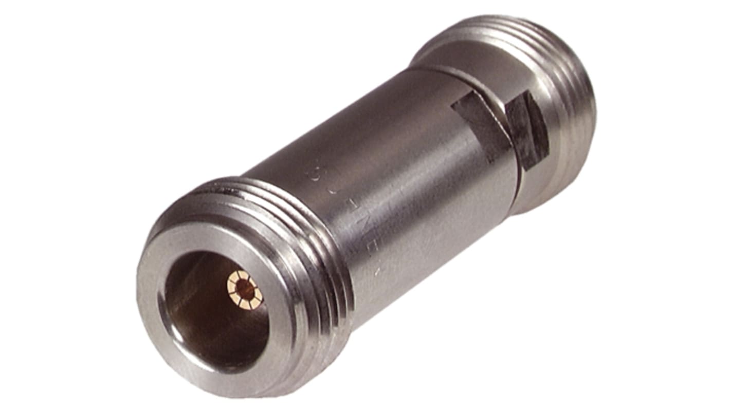 Adattatore RF Huber+Suhner, da N Femmina a N Femmina, 50Ω