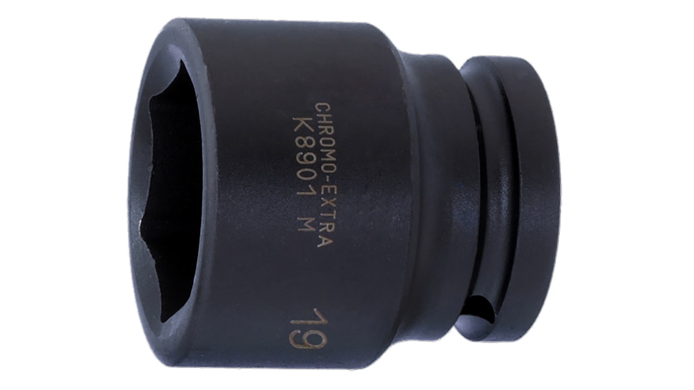 Bahco 38mm, 3/4 in Drive Impact Socket, 57 mm length