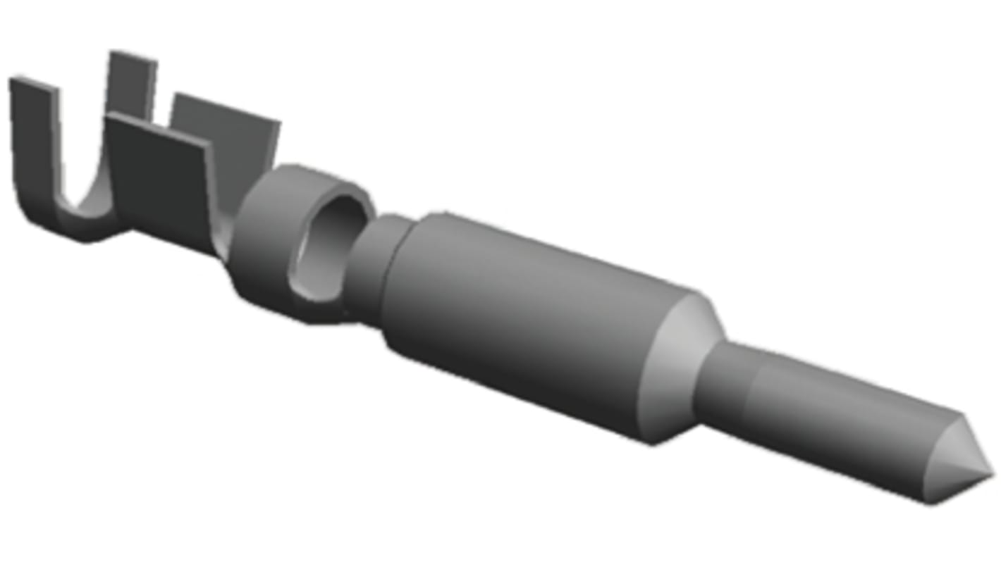 TE Connectivity Universal MATE-N-LOK II Series Male Crimp Terminal, 20AWG Min, 14AWG Max