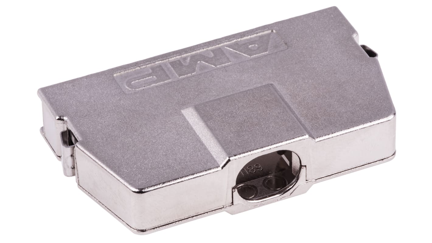 TE Connectivity AMPLIMITE .050 Series Zinc D Sub Backshell, 68 Way, Strain Relief