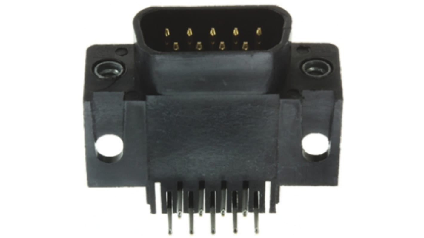 Connettore D-Sub TE Connectivity, Maschio, 9 vie, terminazione a saldare