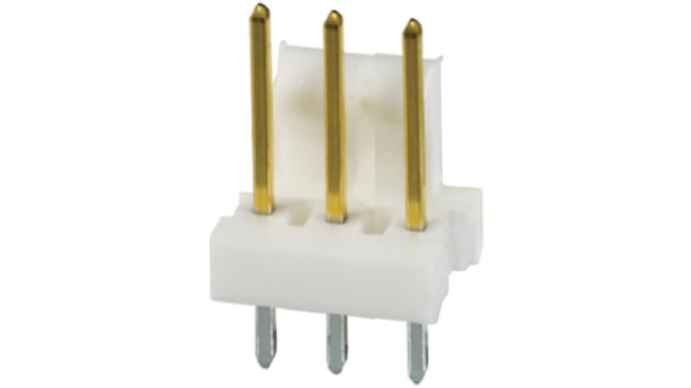 Złącze szpilkowe 3-pinowe raster: 2.54mm -rzędowe TE Connectivity Przewlekany 5A 250 V ac