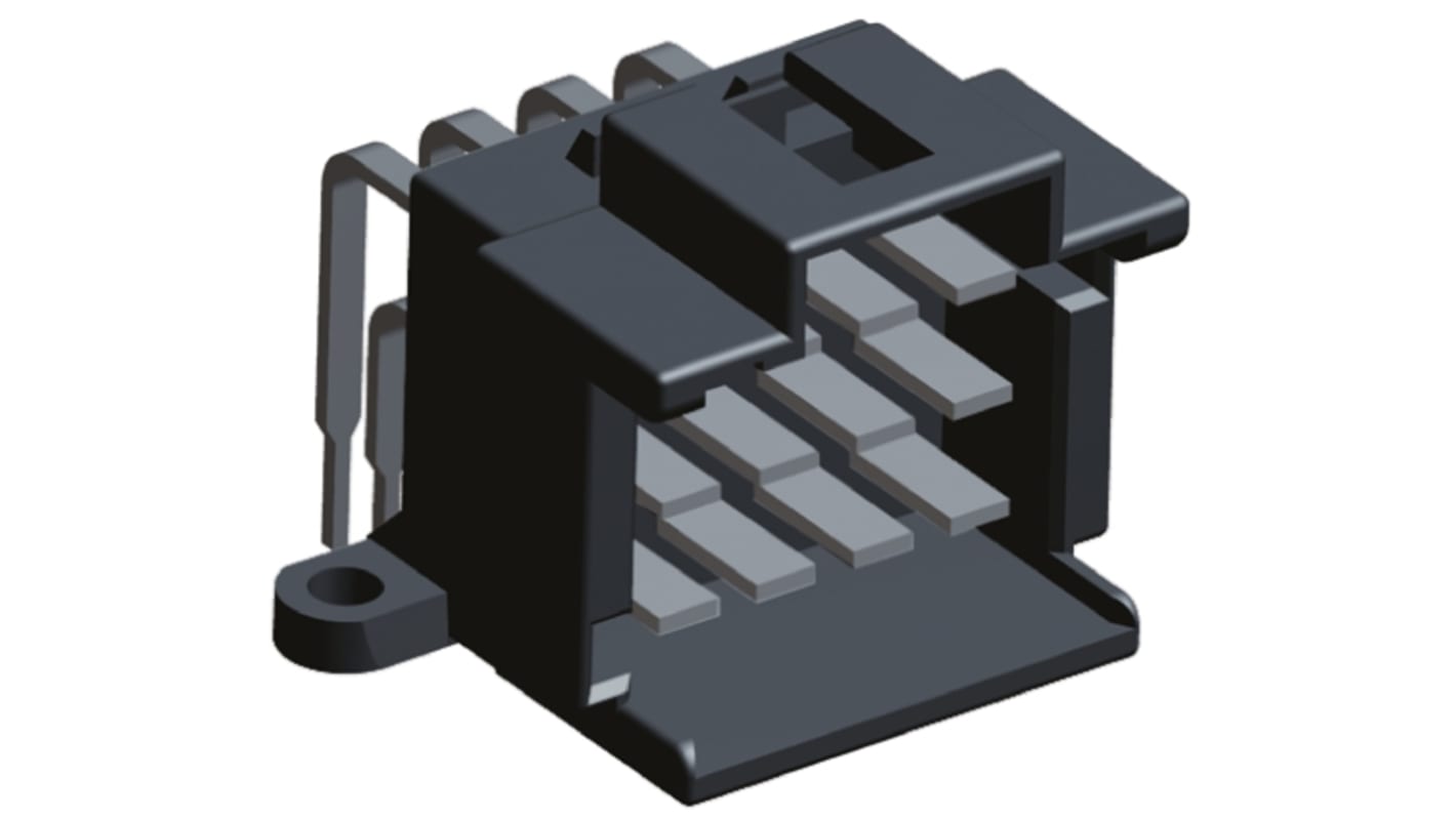 Embase pour CI TE Connectivity, Timer, 12 pôles , 5mm, 3 rangées , Angle droit