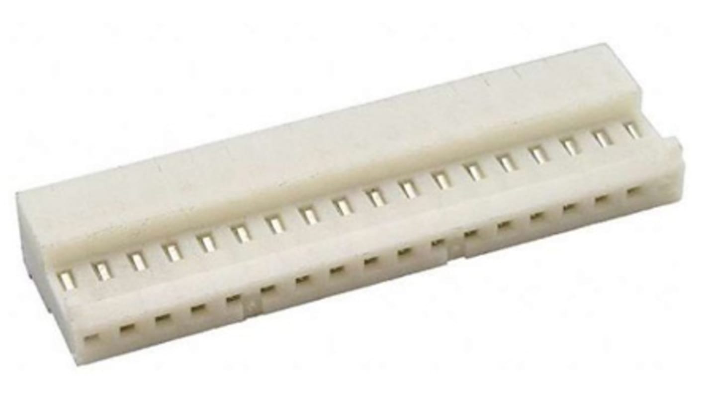 TE Connectivity IDC连接器, 母座, 20p, 2.54mm间距, 电缆安装, IDC端接, 直角, MTA-100系列