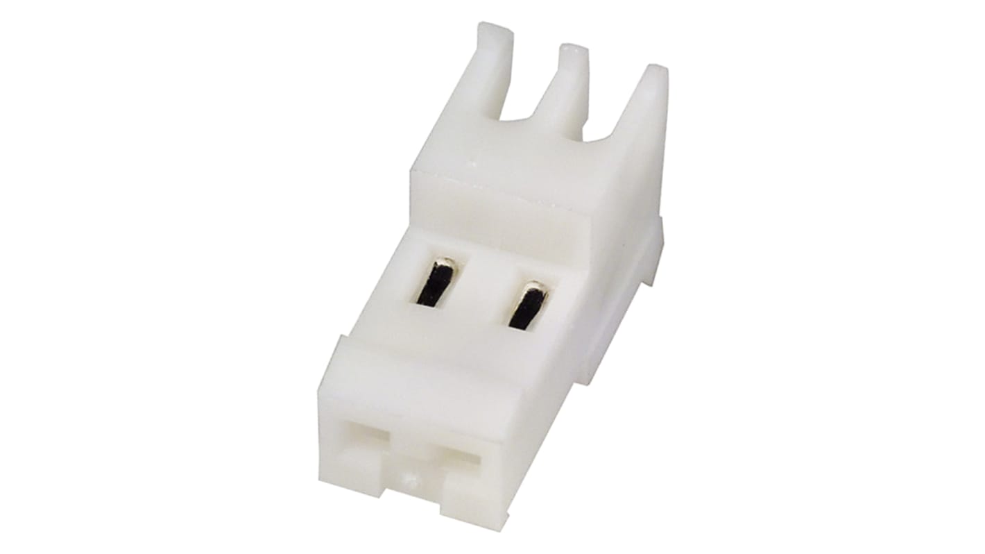 TE Connectivity IDC连接器, 母座, 2p, 2.54mm间距, 电缆安装, IDC端接, 直角, MTA-100系列