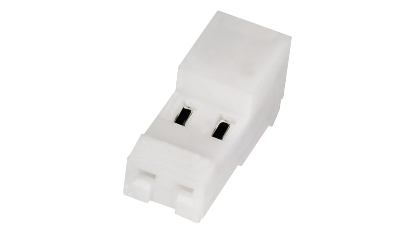 TE Connectivity IDC连接器, 母座, 2p, 2.54mm间距, 电缆安装, IDC端接, 直角, MTA-100系列