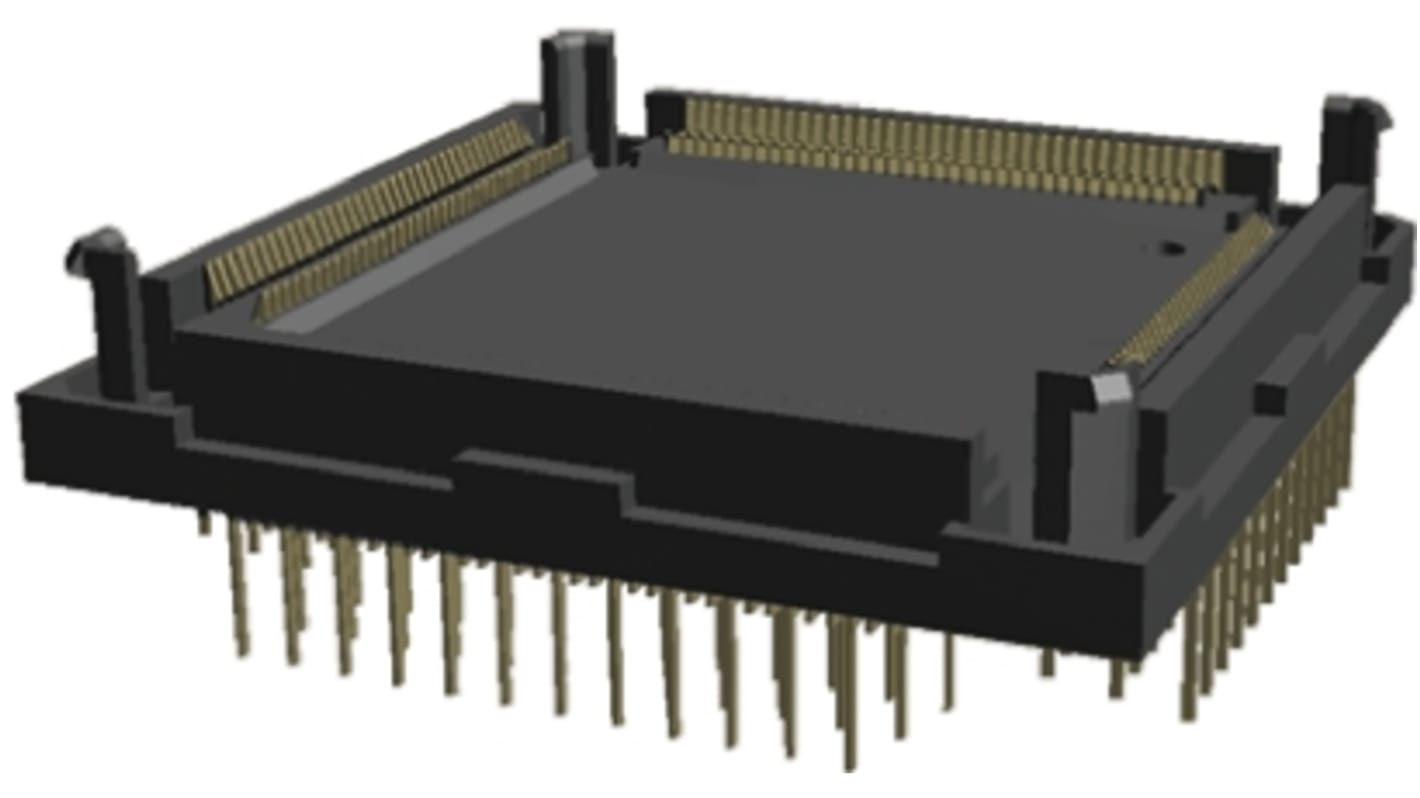 TE Connectivity 1.95mm Pitch 144 Way Through Hole PQFP Test Sockets