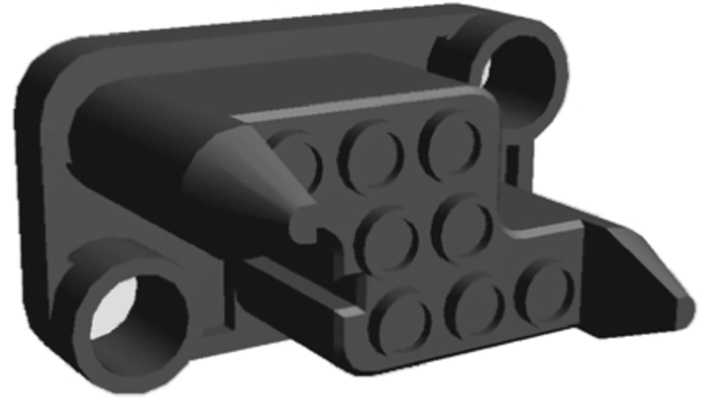 TE Connectivity Metrimate Series Straight Cable Mount PCB Header, 19 Contact(s), 5.08mm Pitch, 5 Row(s), Shrouded