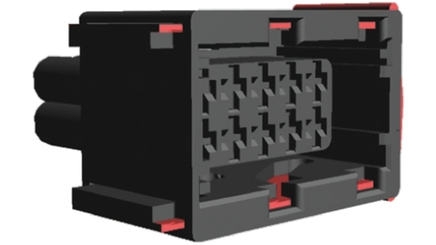 Connettore automotive TE Connectivity, Femmina, 10 vie, 2 file, Montaggio su cavo