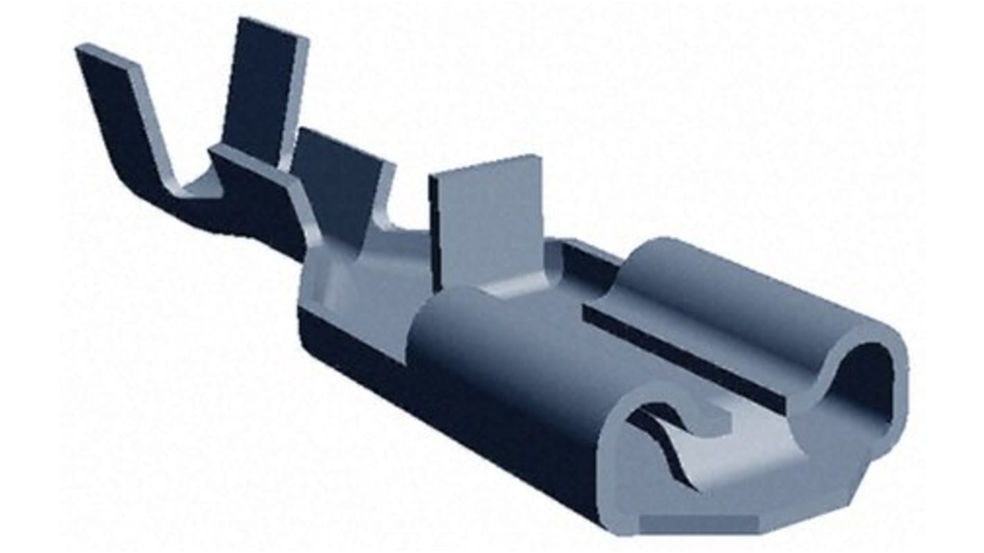 TE Connectivity Positive Lock .187 Mk II Flachsteckhülse, Unisoliert, 4.75 x 0.51mm, Buchse, 0.2mm² - 0.6mm², 24AWG min