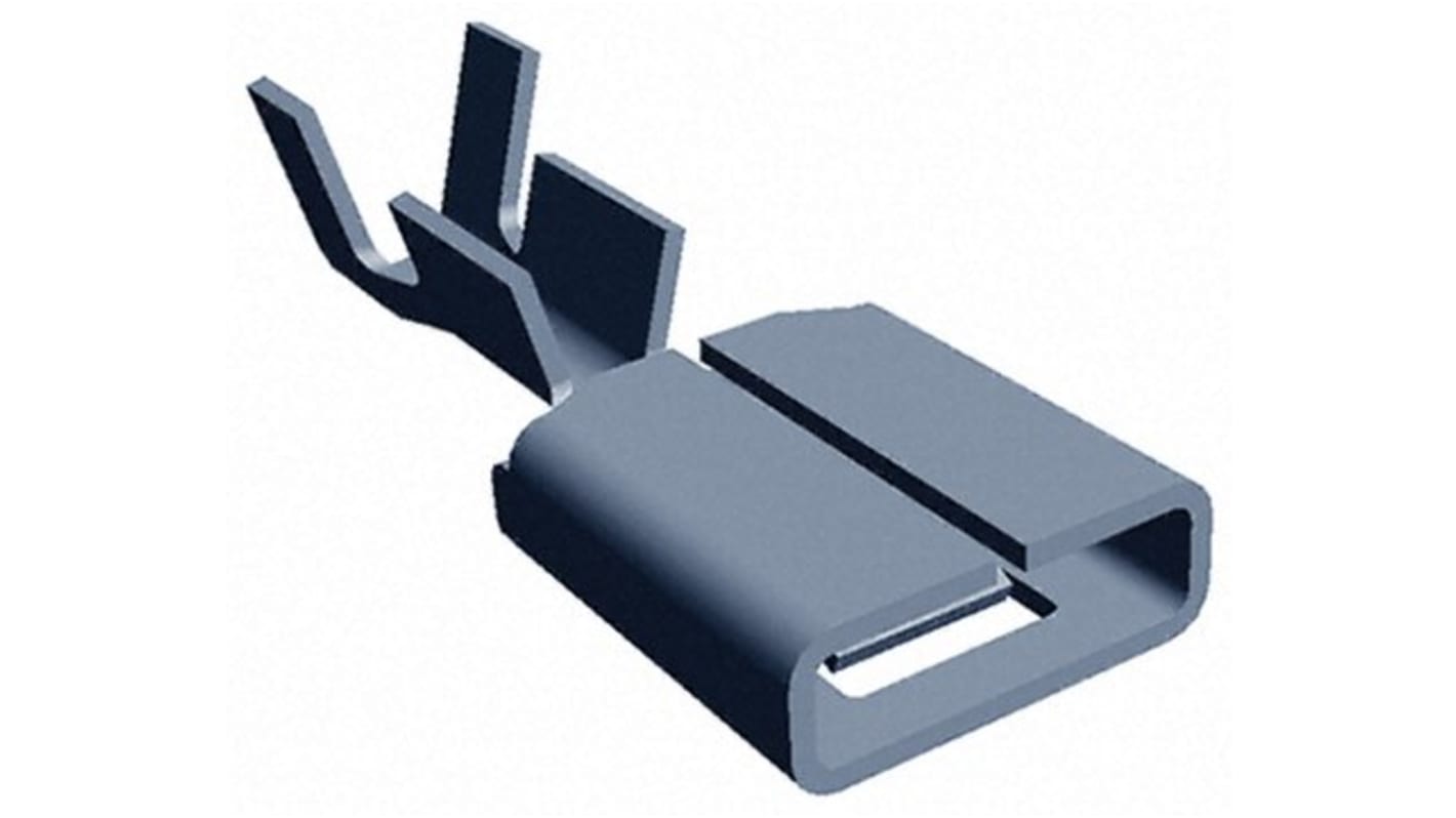 Terminal de lengüeta hembra TE Connectivity PRONER .250 de crimpar, 6.35mm, 0.5mm² → 1mm², long. 19mm