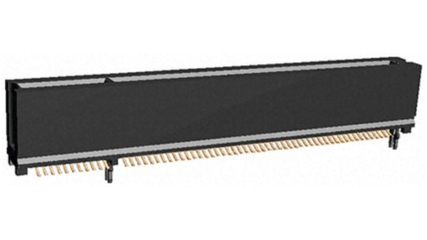 TE Connectivity 1.27mmピッチ 120極 2列 ストレート SMT メス カードエッジコネクタ PCI