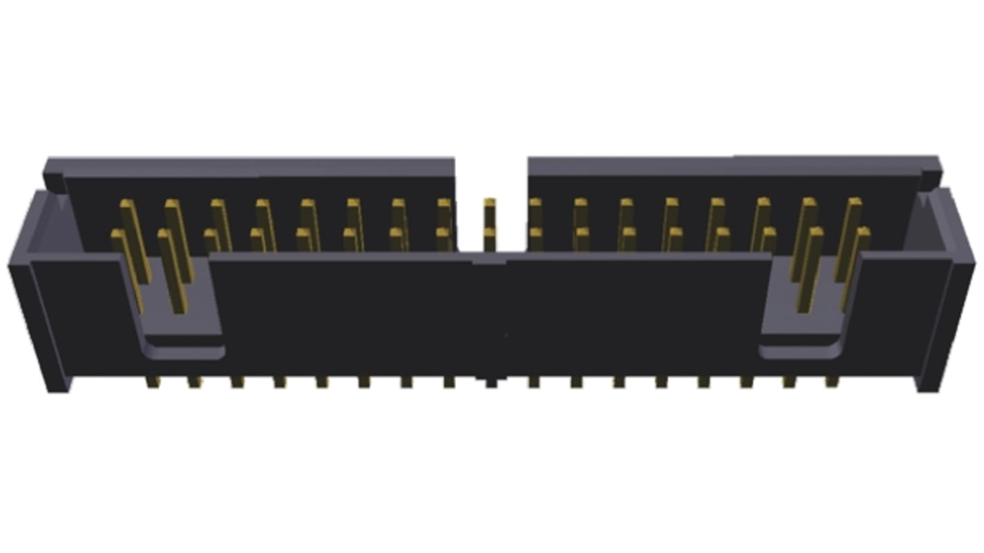 Embase pour CI TE Connectivity, AMP-LATCH, 34 pôles , 2.54mm, 2 rangées , 1.0A, Droit