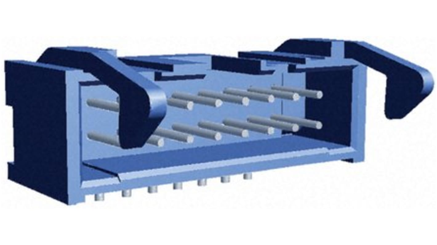 TE Connectivity 基板接続用ピンヘッダ 6極 2.54mm 2列 2 TE Connectivity 基板接続用ピンヘッダ 6極 2.54mm 2列 2