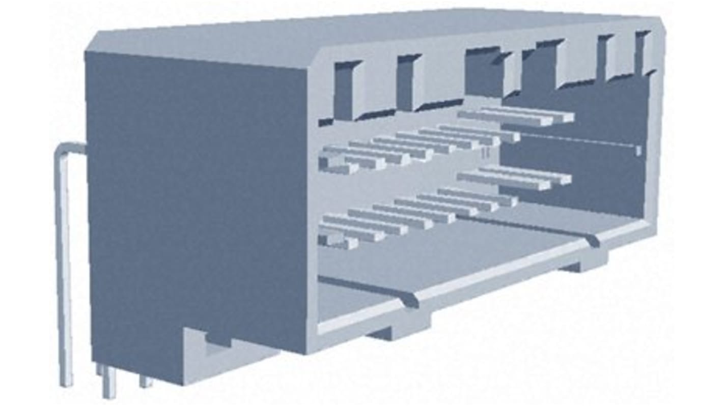 TE Connectivity MULTILOCK 040/070 Series Right Angle Through Hole Mount PCB Socket, 26-Contact, 2-Row, Solder