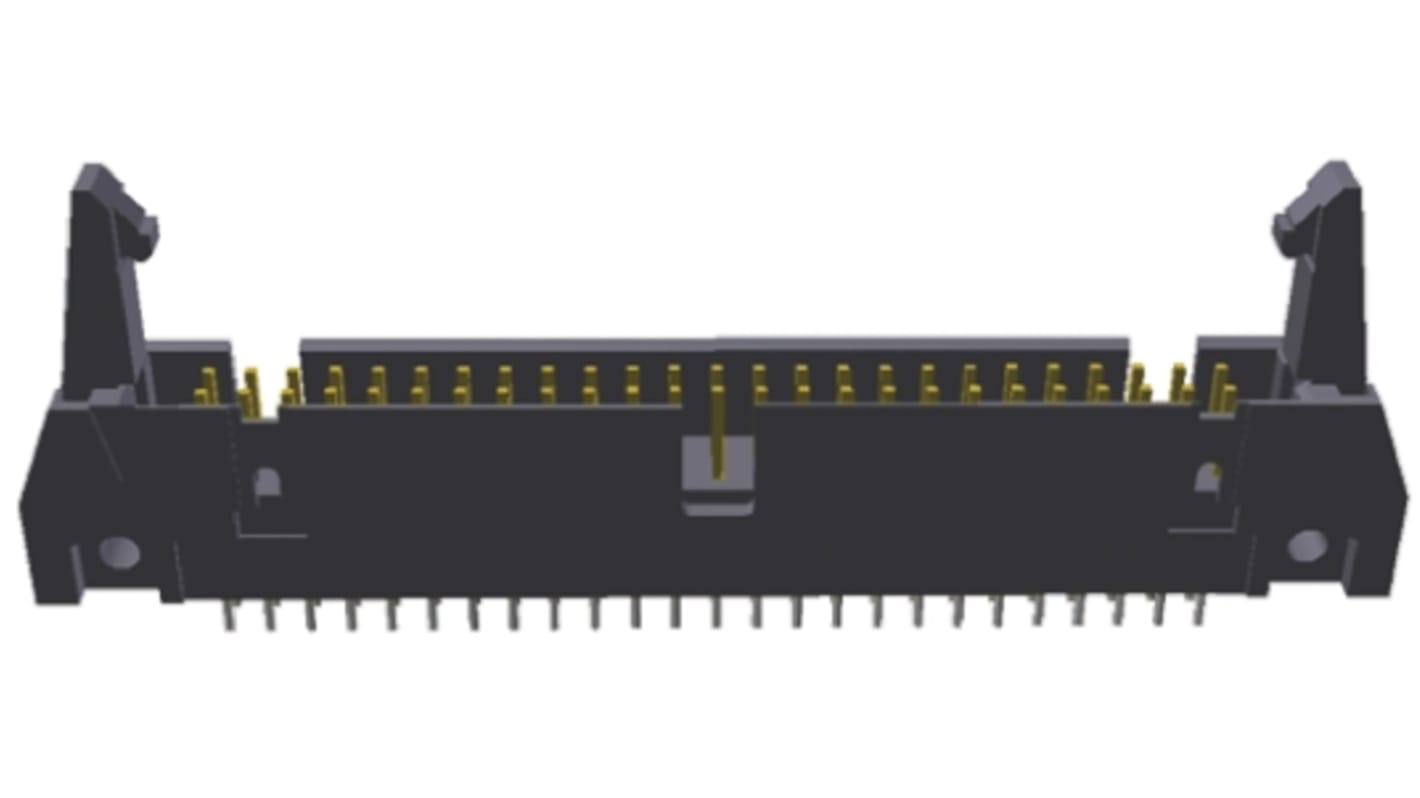 Embase pour CI TE Connectivity, AMP-LATCH, 50 pôles , 2.54mm, 2 rangées , 1.0A, Droit