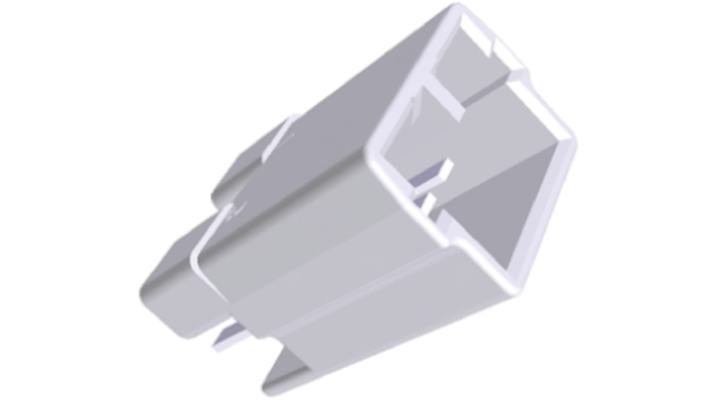 TE Connectivity MULTILOCK 070 Series Straight Through Hole Mount PCB Socket, 3-Contact, 1-Row, 3.5mm Pitch, Solder