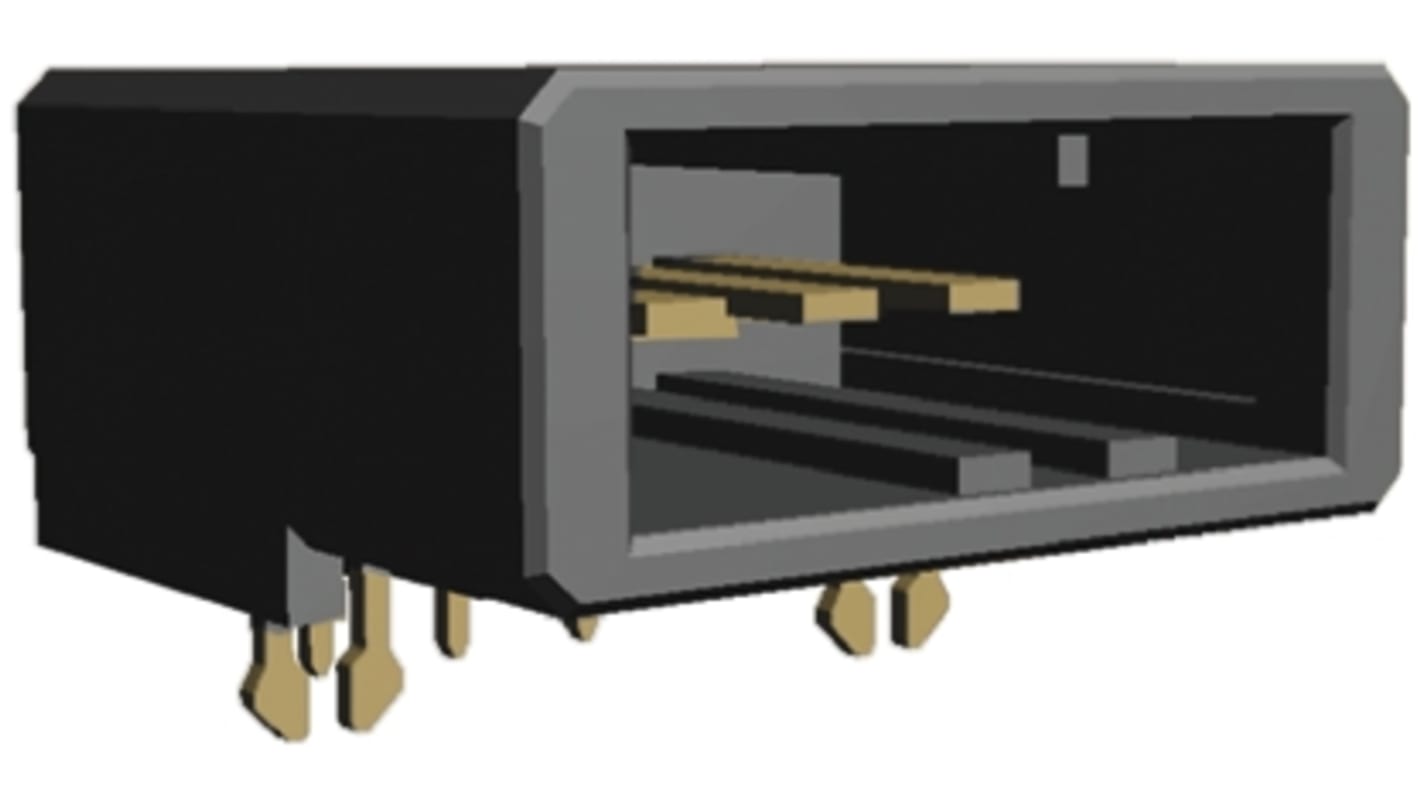 TE Connectivity Dynamic 3000 Series Right Angle Through Hole PCB Header, 3 Contact(s), 3.81mm Pitch, Shrouded