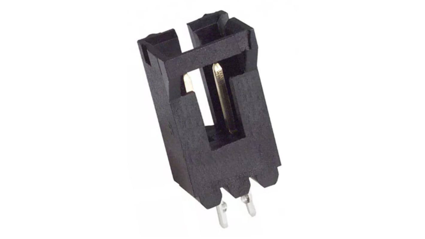Wtyk PCB 2-pinowe raster: 2.54mm -rzędowe TE Connectivity Przewlekany 3.0A