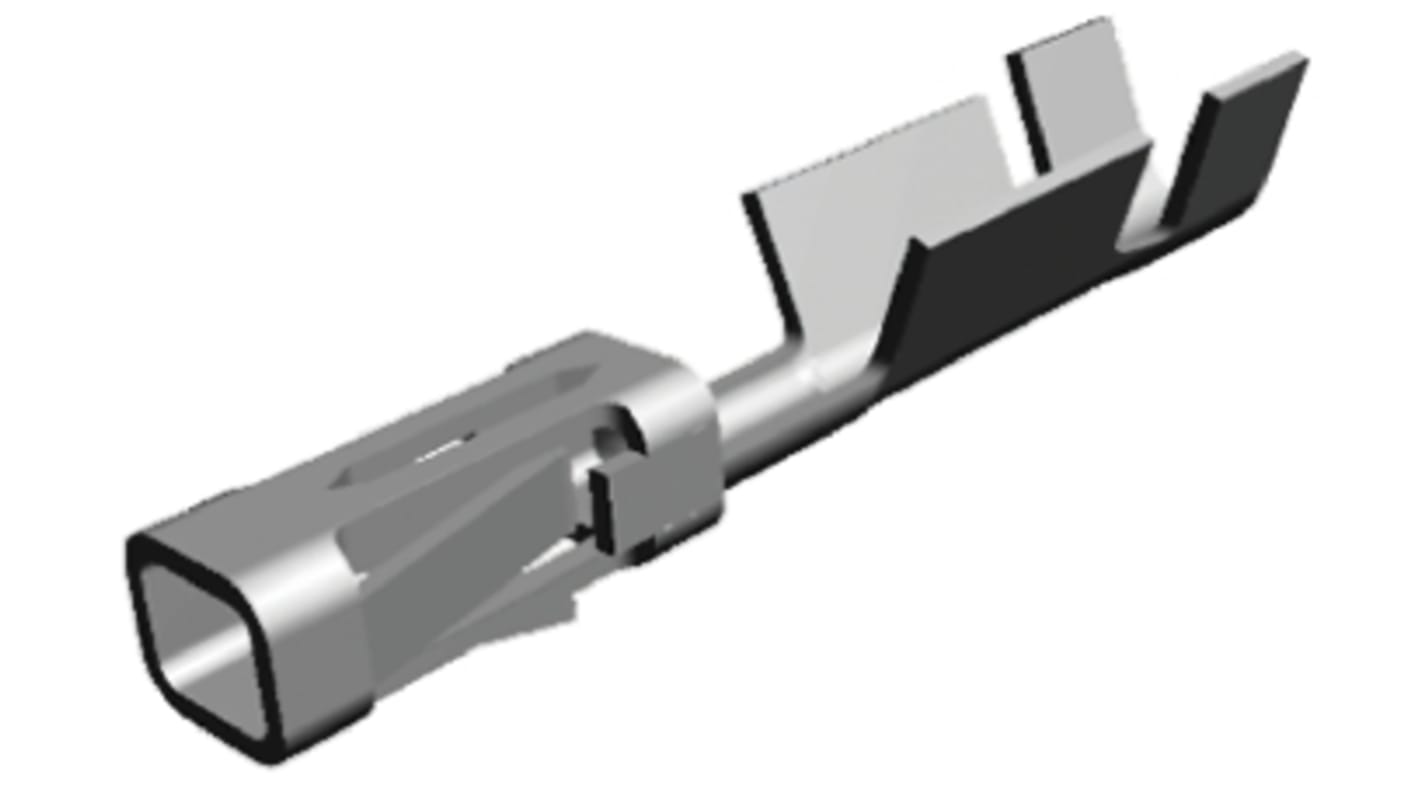 TE Connectivity AMPMODU MOD IV Series Female Crimp Terminal, 24AWG Min, 20AWG Max