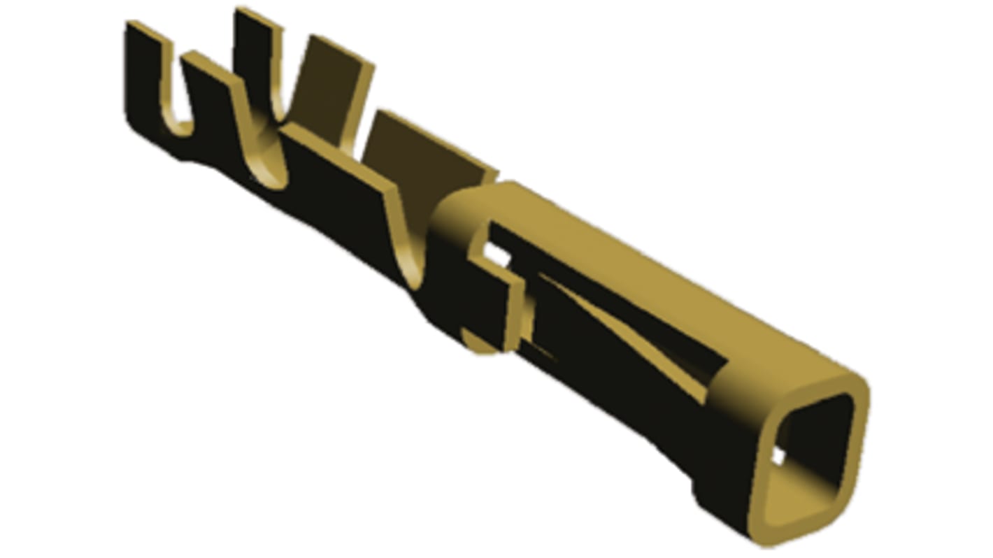 TE Connectivity AMPMODU MOD I Series Female Crimp Terminal, 22AWG Min, 18AWG Max