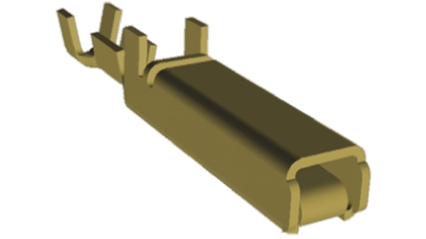 TE Connectivity Dynamic 3000 Series Female Crimp Terminal, 28AWG Min, 24AWG Max