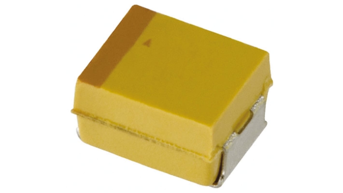 Condensatore polimerico KYOCERA AVX TCJ, 150μF, 6.3V cc, SMD