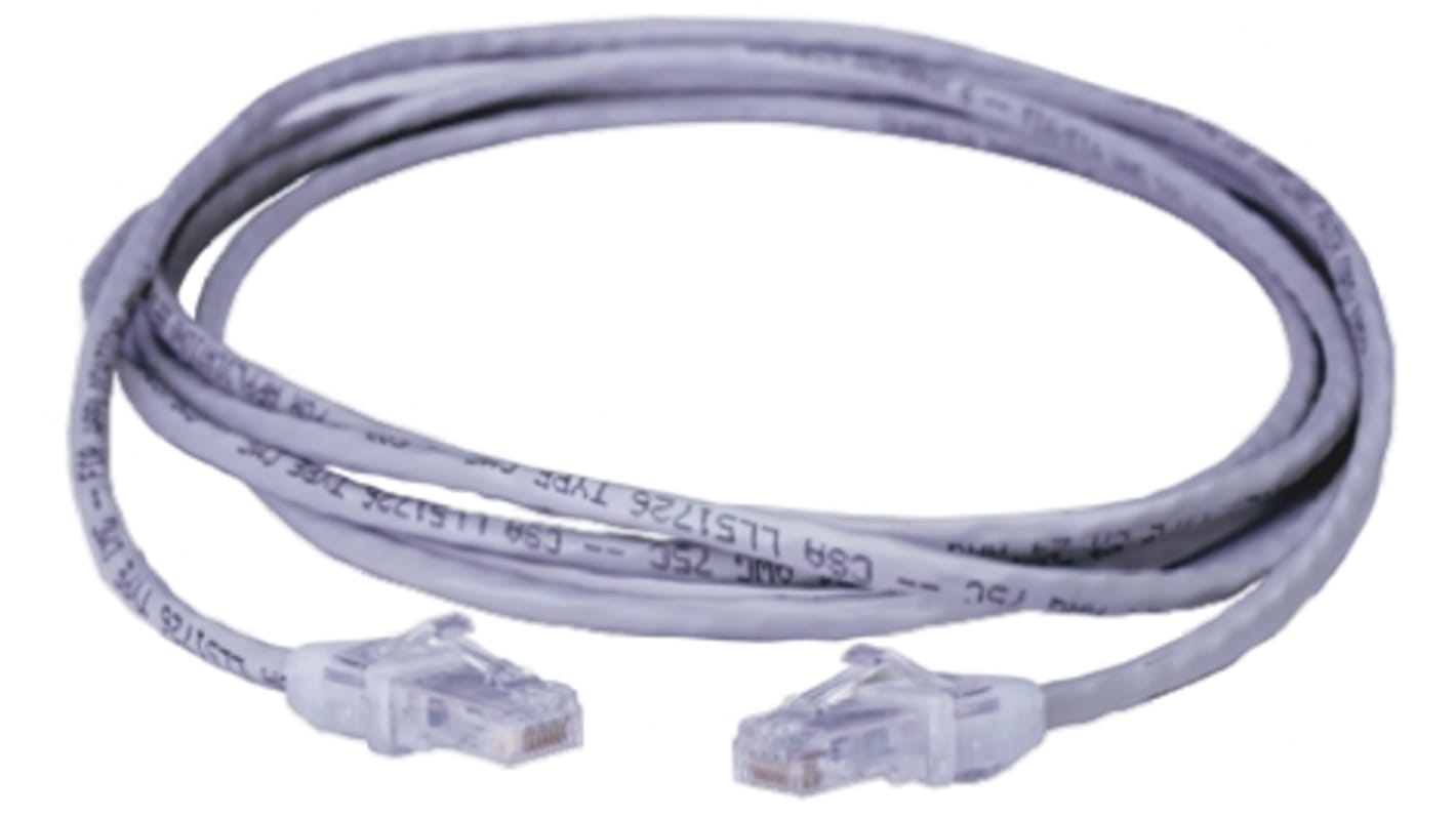 Kabel Ethernet Cat5e długość 1m Z zakończeniem HellermannTyton LSZH