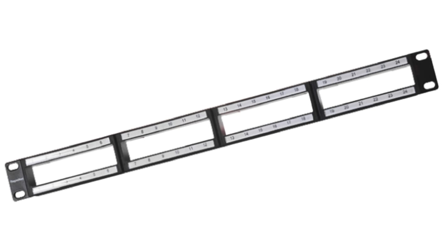 HellermannTyton LWL-Rangierfeld für 4 Port Patchpanel