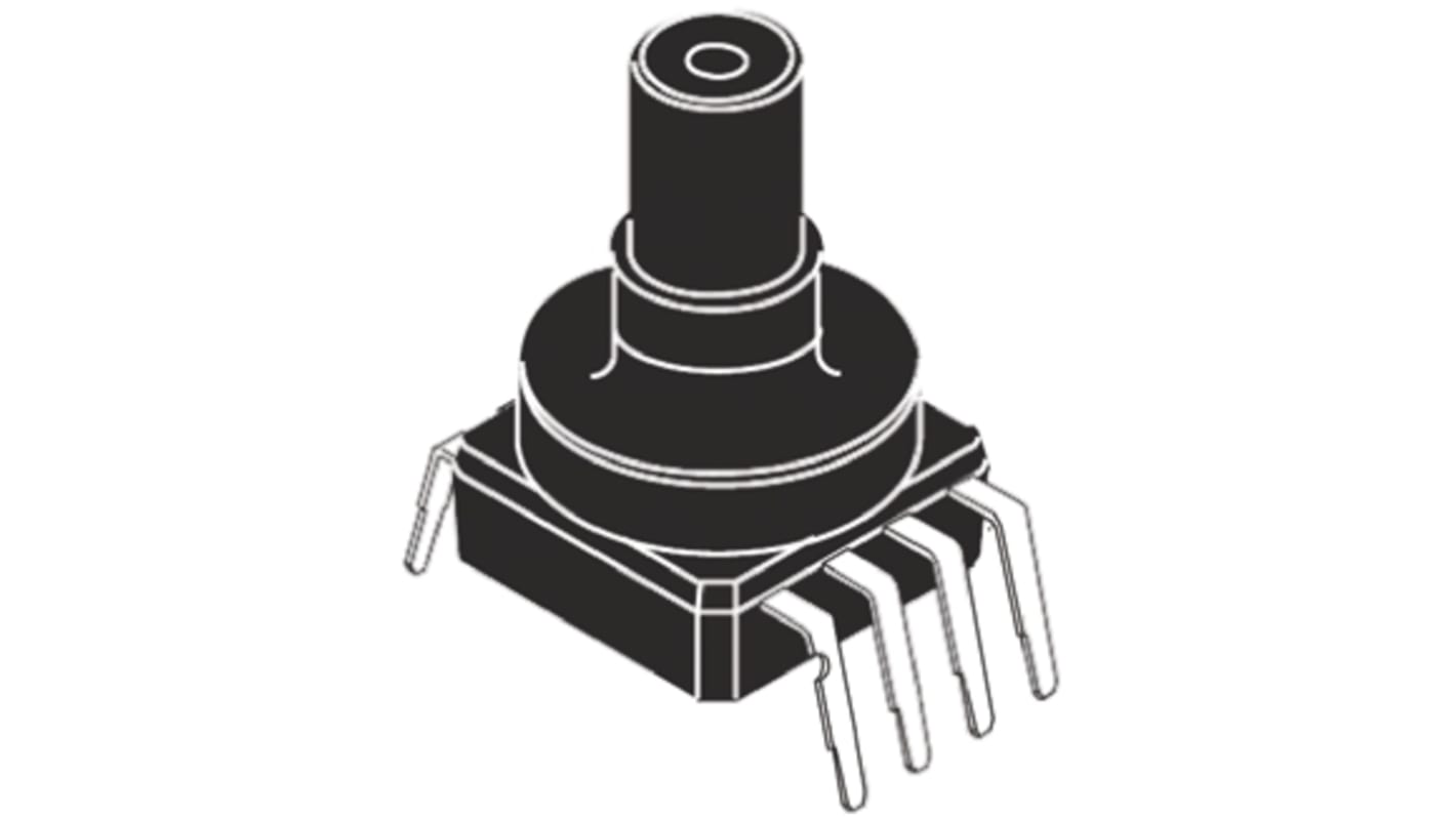 NXP Relativ Drucksensor 0bar bis 6kPa, Analog 4,6 V, für Luft