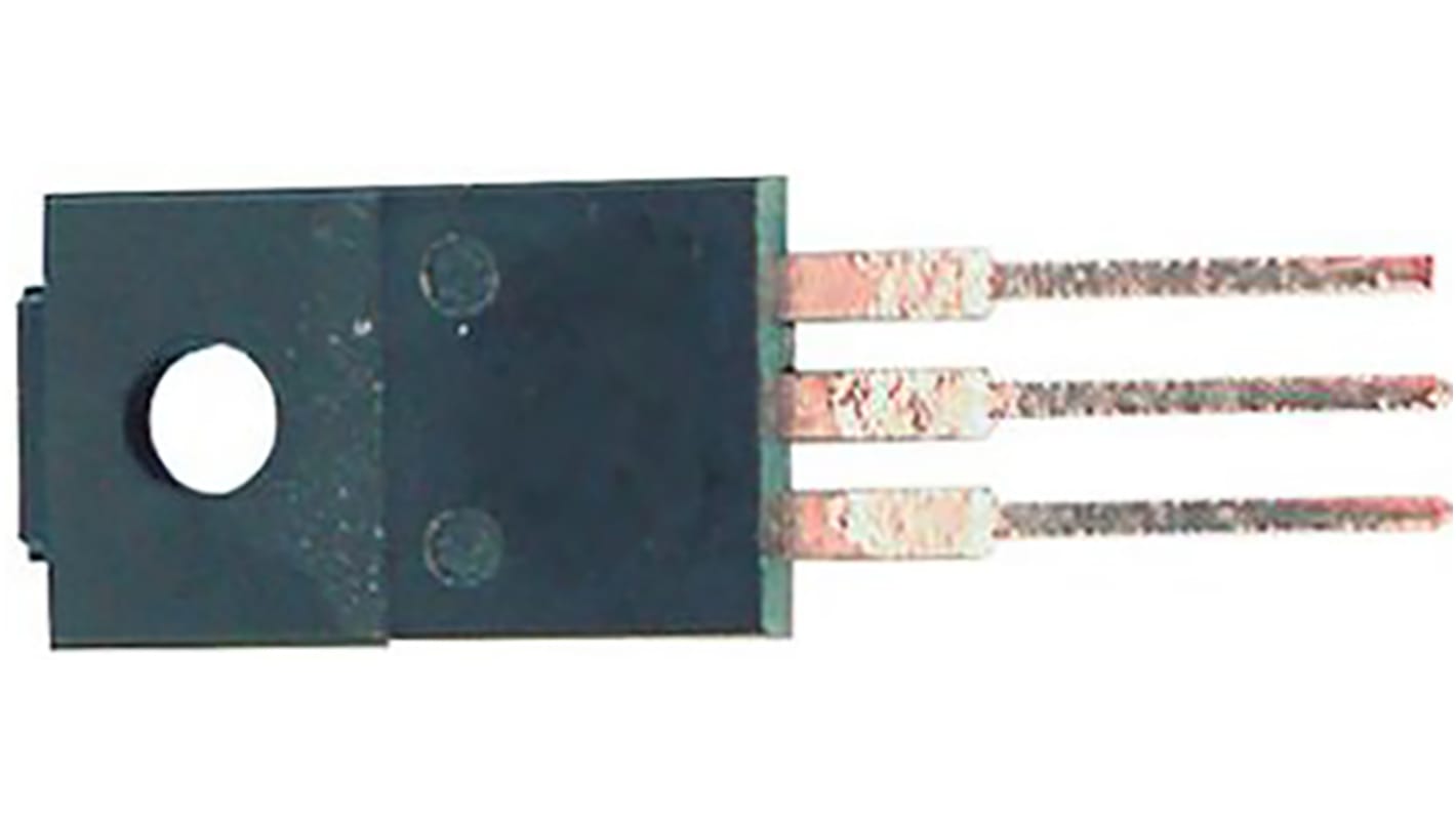 N-Channel MOSFET, 7.5 A, 600 V, 3-Pin TO-220FP onsemi NDF08N60ZG