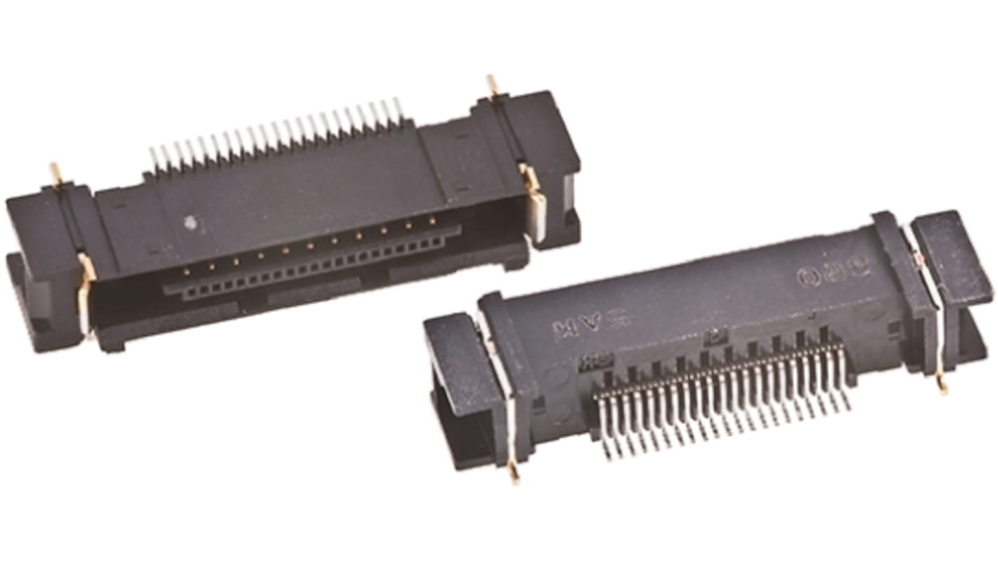 Gniazdo PCB 21 -pinowe raster: 0.5mm typu płytka – płytka Kąt Proste SMD