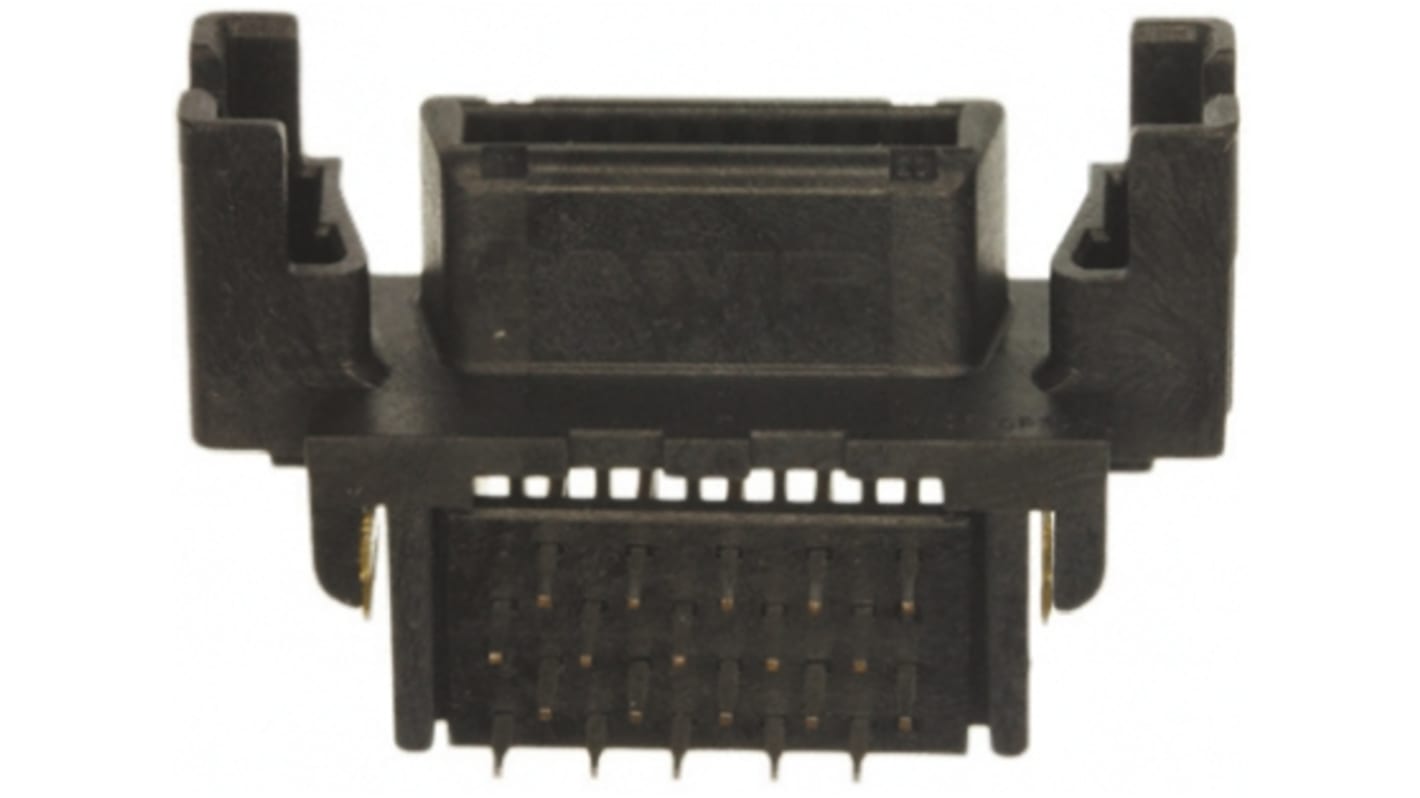 TE Connectivity SCSI连接器, 20针, 母座, THT, 2.54mm节距, 100 V 交流