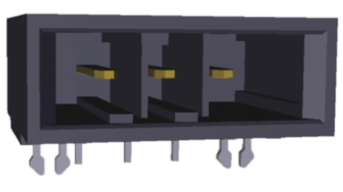 Embase pour CI TE Connectivity, Dynamic 3000, 3 pôles , 5.08mm 1 rangée, Angle droit