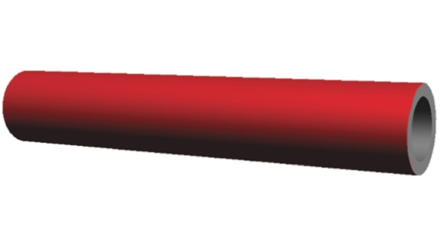 TE Connectivity, PLASTI-GRIP Butt Splice Connector, Red, Insulated, Tin 22 → 16 AWG