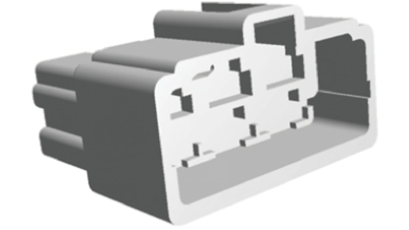 TE Connectivity, FASTON .250 6 Way Nylon Crimp Cover, Natural