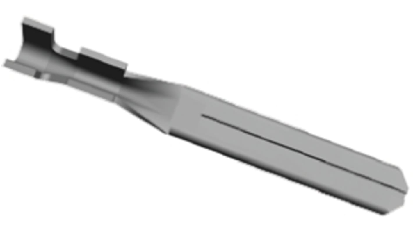 TE Connectivity FASTON .110 Uninsulated Male Spade Connector, Tab, 2.8 x 0.8mm Tab Size, 0.3mm² to 0.8mm²