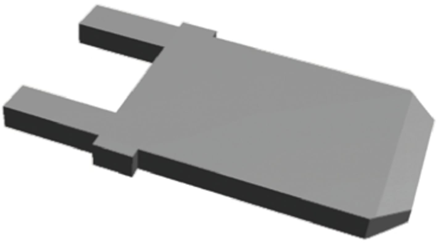 TE Connectivity FASTON .250 Uninsulated Male Spade Connector, PCB Tab, 6.35 x 0.83mm Tab Size