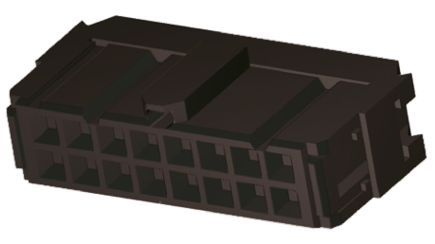 TE Connectivity AMP-LATCH - NOVO IDC-Steckverbinder Buchse, , 16-polig / 2-reihig, Raster 2.54mm